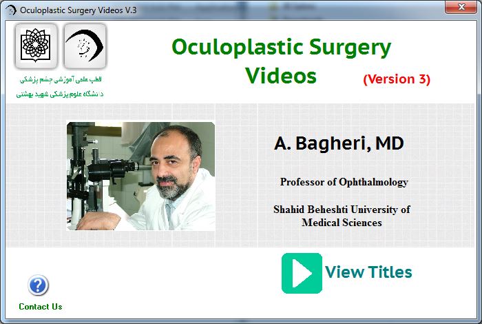 جراحی‌های پلاستیک چشم- آقای دکتر عباس باقری